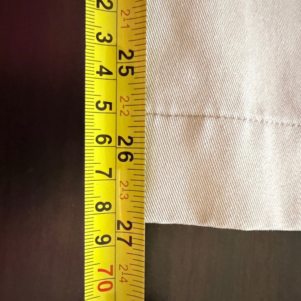 LL Bean Comfort Waist Chinos Mens Size 38 Khaki Cotton Twill Pants *See Photos - Picture 7 of 7